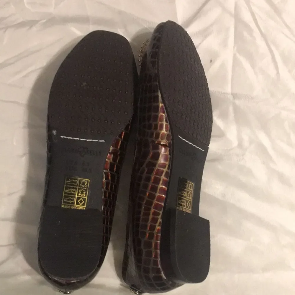 Diana E Kelley Croc Embellished Dress Shoes